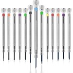 Lot de 13 tournevis de prcision - pour montres - ordinateur portable - outils de rparation lectroniques ...