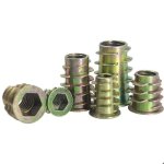 Lot de 130 �crous filet�s pour meubles inserts � visser en bois m4 m5 m6 m8 m10