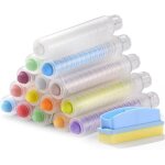 Lot de 15 craies sans poussière - nobrand - support inclus - 12 couleurs - effaceur pour tableau blanc ... Lot de 15 craies sans poussière - nobrand - support inclus - 12 couleurs - effaceur pour tableau blanc ...