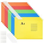Lot de 15 dossiers suspendus a4dossier suspendu pour tiroirdossier suspendus avec onglets et inserts ...