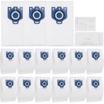 Lot de 15 sac aspirateur pour miele gn s�rie complete c2 c3 classic c1 3d efficiency s2 s4 s5 s6 s8 sac ...