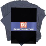 Lot de 150 feuilles carbone / calque / transfert - a4 (21x30cm) - pour bois toile peinture artisanat ...