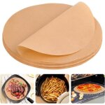 Papier sulfuris rond - kcvv - lot de 150 feuilles -  28 cm - antiadhsif - rsistant  la chaleur