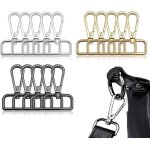 Lot de 16 mtal pivotant fermoirs mousqueton sac a main mousqueton en mtal avec anneau en d porte - ...