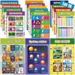 Lot de 16 posters alphabet enfant 42×28 cm ? affiches françaises alphabet chiffres calcul couleurs formes ... Lot de 16 posters alphabet enfant 42×28 cm ? affiches françaises alphabet chiffres calcul couleurs formes ...