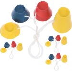 Lot de 16 tees de golf dhiver: tees de golf en caoutchouc rsistant disponibles en 4 hauteurs (38mm ...