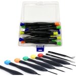 Lot de 18 mini tournevis de précision outils de réparation de lunettes magnétiques avec petits tournevis ... Lot de 18 mini tournevis de précision outils de réparation de lunettes magnétiques avec petits tournevis ...