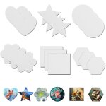 Lot de 18 toiles  peindre - toiles magntiques  peindre - carton de peinture en coton - toiles  peindre ...