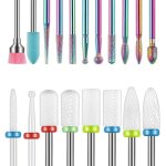 Lot de 19 forets  ongles lectriques - embout ponceuse ongles - pour la manucure les outils de pdicure ...