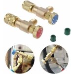 Lot de 2 adaptateurs r410a 1 / 4 pouce - 5 / 16 pouce vanne régulation réfrigérant soupape de sécurité ... Lot de 2 adaptateurs r410a 1 / 4 pouce - 5 / 16 pouce vanne régulation réfrigérant soupape de sécurité ...