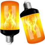Lot de 2 ampoules led  flamme de feu effet de combustion scintillante lampe de dcoration vintage classique ...