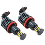 Lot de 2 ampoules led h8 120 w pour phare de voiture pour bmw e82 e87 e88 e90 e91 e92 e93 e60 e61 e63 ...