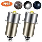 Lot de 2 ampoules led p13. 5s dc6v - 24v pour lampe torche maglite blanche 6500k 3w Lot de 2 ampoules led p13. 5s dc6v - 24v pour lampe torche maglite blanche 6500k 3w