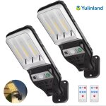 Lot de 2 applique extrieure dtecteur de mouvement 3 modes tanchit ip65 pour mur extrieur rue noir ...