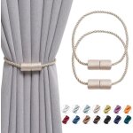 Lot de 2 attaches de rideaux magntiques support de rideau en corde tisse  la main pour la maison et ...