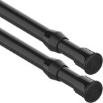 Lot de 2 barres rideau extensible sans per�age tringle extensible pour portes fen�tres cuisine salle ...