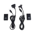 Lot de 2 batteries 4800mah + 2 c�bles chargeurs 15 m pour manettes xbox 360 - compatible xbox 360 / slim ...