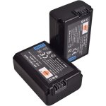 Lot de 2 batteries de rechange compatibles avec np - fw50 et sony zv - e10rx10 ivalpha 7(a7) / 7r(a7r) ...
