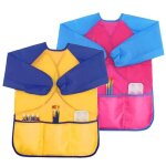 Lot de 2 blouses dart pour enfants tabliers de peinture impermables  manches longues avec poches spacieuses ...