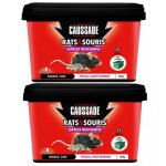 Lot de 2 bo�tes de blocs rats et souris - esp�ces r�sistantes - 300g caussade
