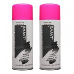 Lot de 2 bombes de peinture - rose fluo - amt