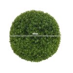 Lot de 2 boules de buis artificielles 40 cm plante artificielle plastique plantes artificielles boule ...
