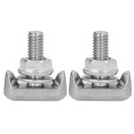 Lot de 2 boulons en t pour bornes de batterie de voiture en acier inoxydable 19116852 remplacement pour ...