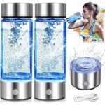 Lot de 2 bouteilles deau hydrog�ne ioniseur deau hydrog�ne portable avec technologies spe et pem 430 ...