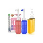 Lot de 2 bouteilles périnéales pour soins post - partum - bidet portable avec bec coudé pour soulager ... Lot de 2 bouteilles périnéales pour soins post - partum - bidet portable avec bec coudé pour soulager ...