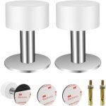 Lot de 2 butoirs de porte muraux en acier inoxydable 304 autocollants pour montage mural pour protger ... Lot de 2 butoirs de porte muraux en acier inoxydable 304 autocollants pour montage mural pour protger ...