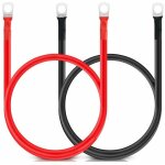 Lot de 2 câbles de batterie m8 50 cm câble de batterie 12 v câble dalimentation en cuivre 16 mm² câble ... Lot de 2 câbles de batterie m8 50 cm câble de batterie 12 v câble dalimentation en cuivre 16 mm² câble ...