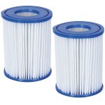 Cartouche type i pour filtration de piscine - lot de 2