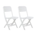 Chaise pliante - 7house - bliss - blanc - 52x40x82cm - pratique pour extérieur Chaise pliante - 7house - bliss - blanc - 52x40x82cm - pratique pour extérieur