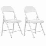 Lot de 2 chaises pliantes - dhhozamz - en cuir de cuisine avec coussin mince les chaises de salle  manger ...