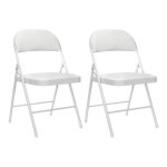 Lot de 2 chaises pliantes rembourres thinia home