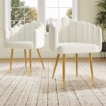 Lot de 2 chaises de salonchaise de maquillagechaise de salle à mangerpieds en fer galvanisé dorépieds ... Lot de 2 chaises de salonchaise de maquillagechaise de salle à mangerpieds en fer galvanisé dorépieds ...