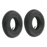 Lot de 2 chambres à air 145 / 70 - 6 avec tige de valve droite en caoutchouc pour karts 90 cc diables ... Lot de 2 chambres à air 145 / 70 - 6 avec tige de valve droite en caoutchouc pour karts 90 cc diables ...