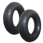 Lot de 2 chambres  air valve coude pour brouette diable chariot tondeuse ou autre - 4. 00 / 3. 50 - ...
