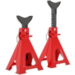 Lot de 2 chandelles voiture - homcom - capacité 6 tonnes - hauteur réglable de 375 à 592 mm - goupille ... Lot de 2 chandelles voiture - homcom - capacité 6 tonnes - hauteur réglable de 375 à 592 mm - goupille ...