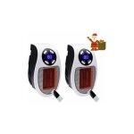 Lot de 2 chauffages soufflants cramiques 500w mini chauffage dappoint portable avec thermostat et minuterie ...