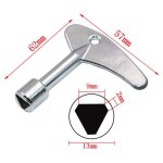 Lot de 2 cls triangulaires de 9 mm avec interrupteur  cl triangulaire pour ascenseur lectrique  ...