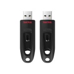 Lot de 2 cl usb sandisk ultra 128 go 128gb 128g usb 3. 0 jusqu 130mo / s sdcz48 - 128g - u46