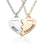 Lot de 2 colliers bff collier damiti meilleurs amis pour les filles cadeaux danniversaire pendentif ...