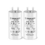 Lot de 2 condensateurs 25 uf pour volet roulant somfy simu nice - remplacement condensateur de moteur ...