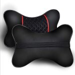 Lot de 2 coussins dappui - tête de voiture en cuir pu coussin de repose - nuque coussin de soutien de ... Lot de 2 coussins dappui - tête de voiture en cuir pu coussin de repose - nuque coussin de soutien de ...