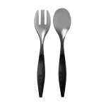 Couverts  salade - grand chef - lot de 2 - 29. 5 cm - noir - polystyrne