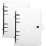 Lot de 2 couvertures de classeur a5 / a6 classeur agenda classeur arc - en - ciel (papier int�rieur non ...