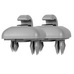 Lot de 2 crochets de fixation pour pare - soleil pour audi a1 a3 a4 a5 q3 q5 b6 b7 b8