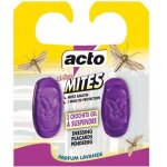 Lot de 2 crochets sp�cial mites textiles - acto - pour dressing placards penderies - efficace 1 mois