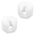 Lot de 2 �crous rechange convient pour sodastream crystal 1. 0 / 2. 0 jet spirit easy terra duo blanc ...